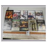 10-ASSORTED DVDS IN CASES