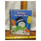 VINTAGE FROSTY THE SNOW MAN GOLDEN BOOK