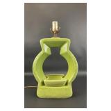 Mid Century Lime Green Lamp