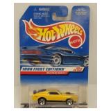 18539 "Mustang Mach 1 Yellow" Hot Wheels Car