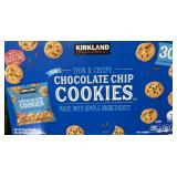 KIRKLAND THIN & CRISPY CHOCOLATE CHIP COOKIES