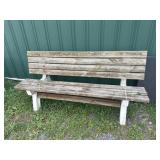 Wooden bench