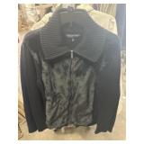 Jones L black furr jacket