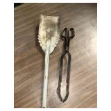 COAL SHOVEL & LOG TONGS