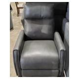 Synergy - Grey Leather Pushback Recliner