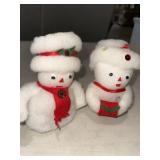 SMALL MR & MRS SNOWMAN