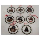 Susan Winget - 8 PC Xmas Ornament Set