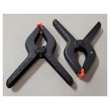 Two Black / Orange Clamps