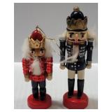 Two Xmas Nutcracker Ornament Decors