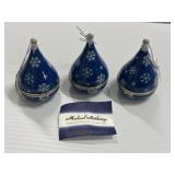 3pc Michael Anthony collectible ornaments