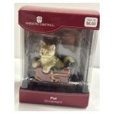 Kitten Christmas ornaments in box