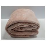 Soft Pink Throw Blanket