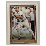 Autographed Wade Boggs Baseball Card