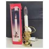 Brass Candle Light (2) (In Box And Out)