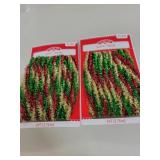 Holiday Time Red Green And Gold Gift Trim