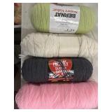 4 jumbo rolls of yarn