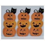 Three Cat / Pumpkin Halloween Signs