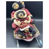 Bears on sleigh - Christmas decor