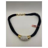 QVC BLACK & GOLD NECKLACE