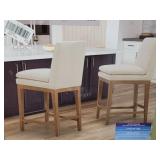 Aiden Ivy - 2 Pack Fabric Counter Stools (In Box)