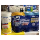 Lysol 4pk disinfecting wipe