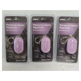 Sabre (3) Personal Alarm Keychains