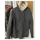 Hooded Sherpa zip up M