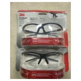 2 pairs of 3M safety glasses