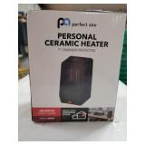 Perfect Aire Personal Ceramic Heater (In Box)