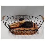 Basket W/Conair Brushes