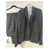 J.Crew suit sz10t with tags (black pinstripes)