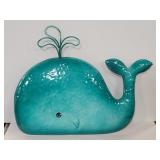 Blue Whale Tin Decoration