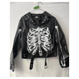 Leather Skelton jacket XL