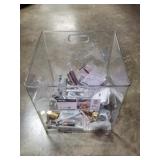 Clear Container W/Misc Parts