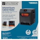 UtiliTech - Infrared Quartz Cabinet Heater (In