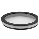 Progress Lighting Cylinder Lens Black Round