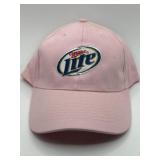 Pink Miller Lite ball cap