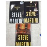 Steve Martini hardback books (3)