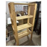 4 tier wooden shelf