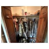 Closet of Hunting Clothes