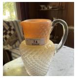Quilted Glass Pitcher