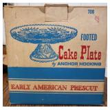 Anchor Hocking Footed Cake Plate