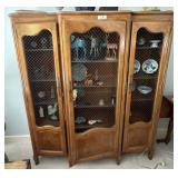 French Style 3 Door Display Cabinet