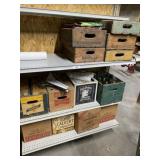 Large Lot of Advertising Crates and Bottles