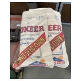 2- Vintage Pioneer Seed Sacks