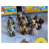 6 Wizard of Oz Collectible Figurines