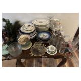 Lot of Collectible China Glass