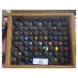 Nice Display of Collectible Marbles