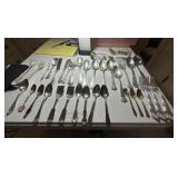 Large Lot Victorian & Misc. Silver Plated Flatware