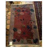 Antique Floral Wool Rug